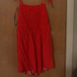 Polka Dot Red Romper